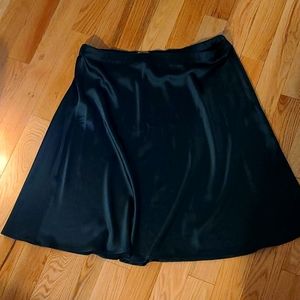 Satin Emerald Skirt